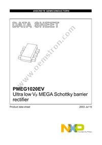 PMEG1020EV Datasheet Page 2