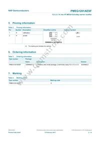 PMEG1201AESFYL Datasheet Page 2
