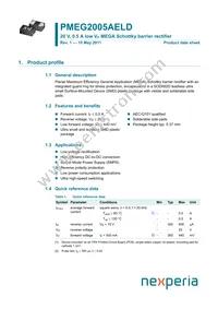 PMEG2005AELD Datasheet Cover