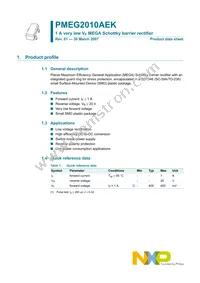 PMEG2010AEK Datasheet Cover