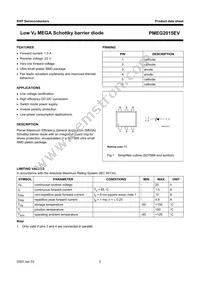 PMEG2015EV Datasheet Page 3