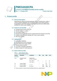 PMEG2020CPA Datasheet Page 2