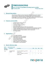 PMEG2020CPASX Datasheet Cover