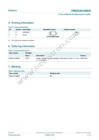 PMEG3010BER Datasheet Page 2