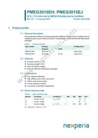 PMEG3015EJ Datasheet Cover