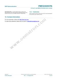PMEG3020CPA Datasheet Page 15