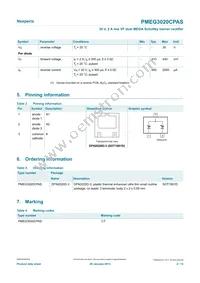 PMEG3020CPASX Datasheet Page 2