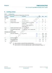 PMEG3020CPASX Datasheet Page 3