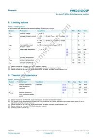 PMEG3020DEP Datasheet Page 3