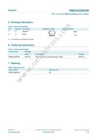 PMEG3020EGWX Datasheet Page 2