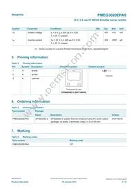 PMEG3020EPASX Datasheet Page 2