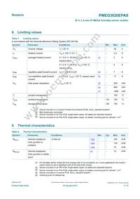 PMEG3020EPASX Datasheet Page 3