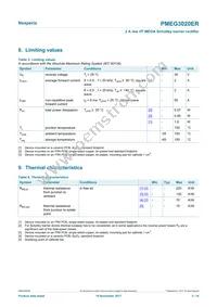 PMEG3020ER Datasheet Page 3