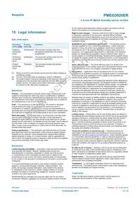 PMEG3020ER Datasheet Page 13