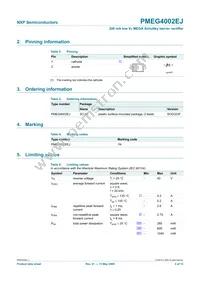 PMEG4002EJ Datasheet Page 3