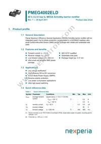 PMEG4002ELD Datasheet Cover