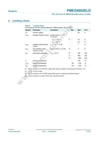 PMEG4002ELD Datasheet Page 3