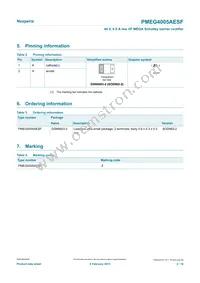 PMEG4005AESFYL Datasheet Page 2