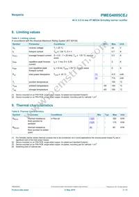 PMEG4005CEJX Datasheet Page 3