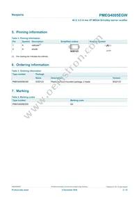 PMEG4005EGWJ Datasheet Page 2