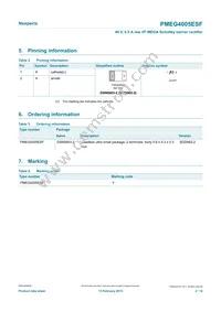 PMEG4005ESFYL Datasheet Page 2