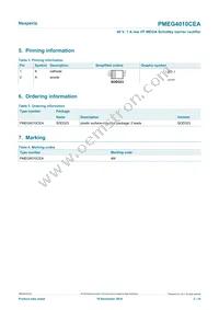 PMEG4010CEAX Datasheet Page 2