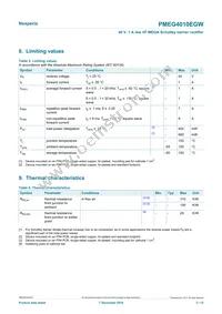 PMEG4010EGWJ Datasheet Page 3