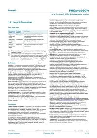 PMEG4010EGWJ Datasheet Page 10