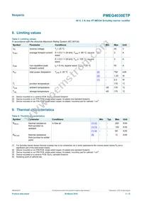 PMEG4030ETP Datasheet Page 3