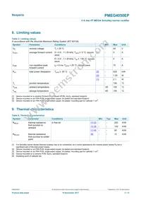 PMEG4050EP Datasheet Page 3