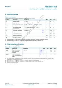 PMEG40T10ERX Datasheet Page 3