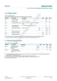 PMEG40T20ERX Datasheet Page 3