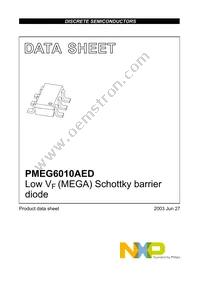 PMEG6010AED Datasheet Page 2