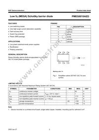 PMEG6010AED Datasheet Page 3