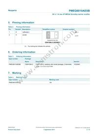 PMEG6010AESBYL Datasheet Page 2