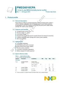 PMEG6010CPA Datasheet Page 2
