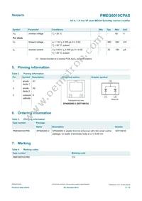 PMEG6010CPASX Datasheet Page 2