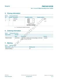 PMEG6010ESBYL Datasheet Page 2