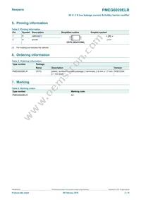 PMEG6020ELRX Datasheet Page 2