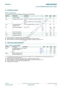 PMEG6020EP Datasheet Page 3