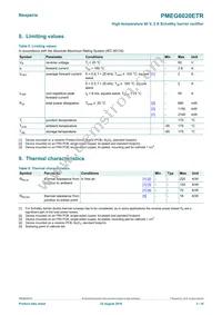 PMEG6020ETR Datasheet Page 3