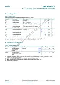 PMEG60T10ELPX Datasheet Page 3