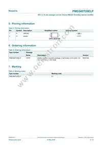 PMEG60T20ELPX Datasheet Page 2