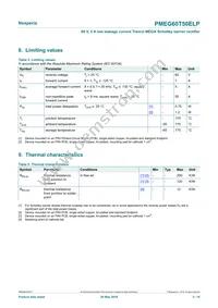 PMEG60T50ELPX Datasheet Page 3