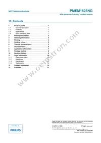 PMEM1505NG Datasheet Page 11