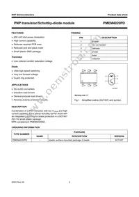 PMEM4020PD Datasheet Page 2