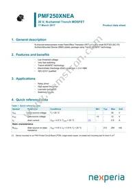 PMF250XNEAX Datasheet Cover