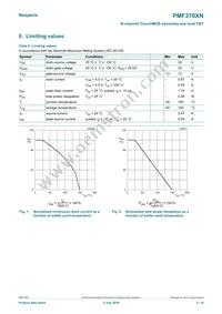 PMF370XN Datasheet Page 3