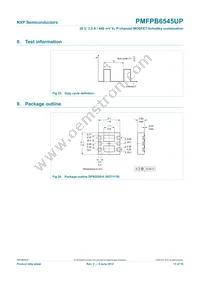 PMFPB6545UP Datasheet Page 14