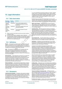 PMFPB8040XP Datasheet Page 15